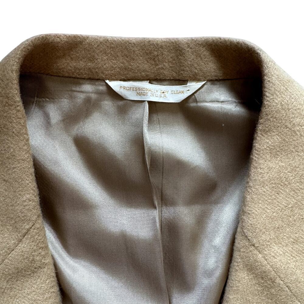 VTG 100% Camel Hair Men's Blazer Sports Coat Sz 48R Made in USA - Picture 5 of 11